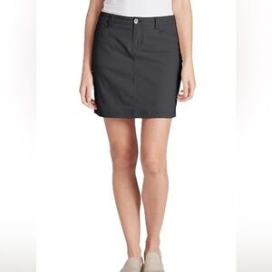 Eddie Bauer Black Adventurer 2.0 Skort. Size 12